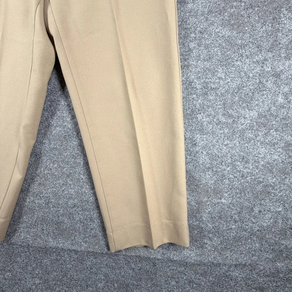 Vintage 90s Levi Strauss & Co Bend Over Pants Womens 16 Beige Flat Front Classic